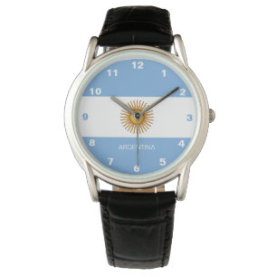 Montre de drapeau de l'Argentine