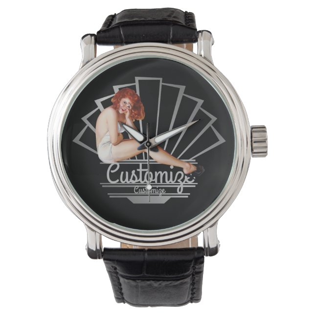 Montre de fille Pinup (devant)