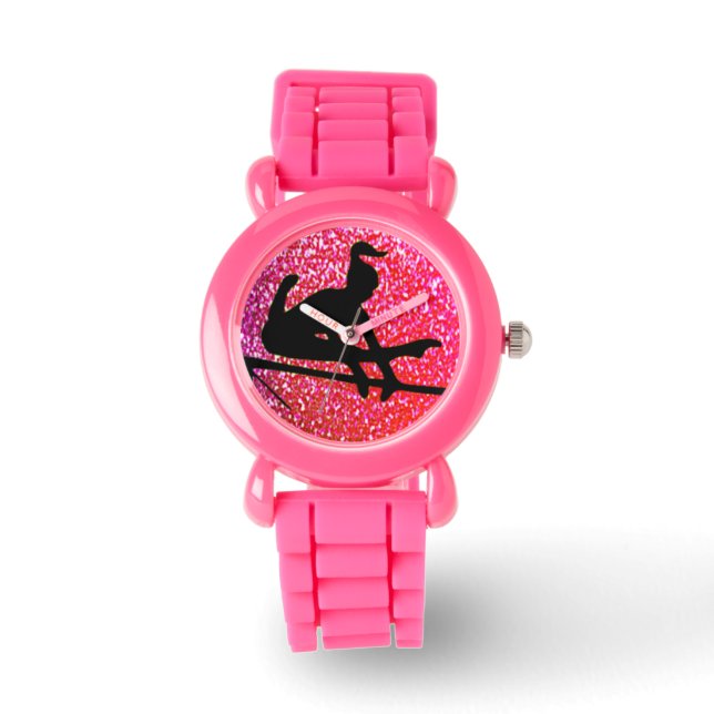 Montre de gymnaste rose (Recto)