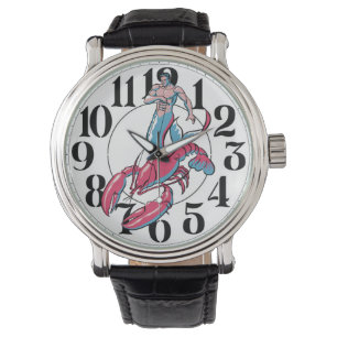 Montre de homard d'équitation de triton