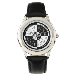 Montre de la loi d'Ohm - Roue noir et blanc