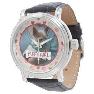 Montre de la Saint-Valentin avec photo de votre ch