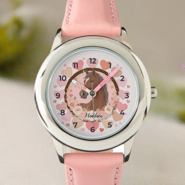 Montre de la Saint-Valentin Cheval (Celebrate in style with this charming birthday invitation featuring a beautiful horse design. 
)
