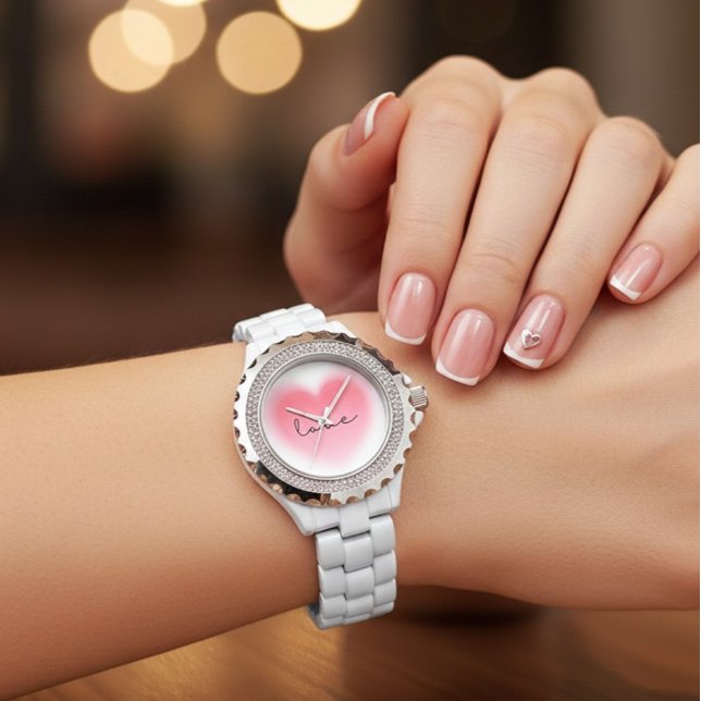 Montre de la Saint-Valentin pour femme à coeur en  (Créateur téléchargé)