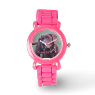 Montre de Labrador de chocolat