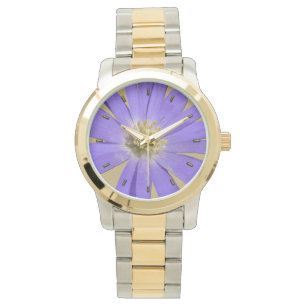 Montre de marguerite mauve de marguerite