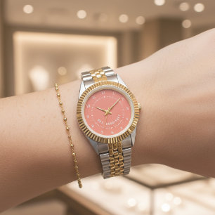 Montre de mariage personnalisée pour madame et mon