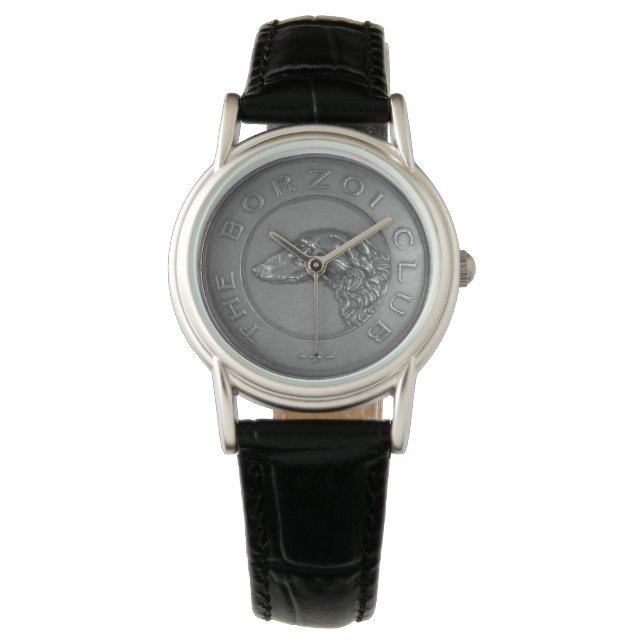 Montre de médaillon vintage Borzoi (devant)