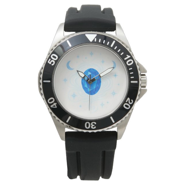 Montre de naissance de septembre – Inspirée du sap (devant)