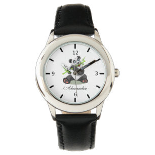 Montre de panda personnalisée