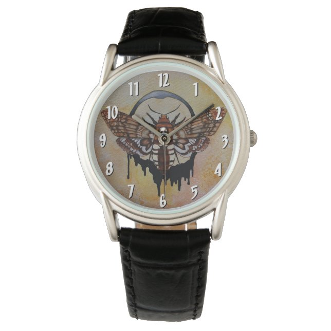 Montre de papillon à tête molle de la mort (devant)