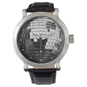 Montre de partie de boule de disco rétro
