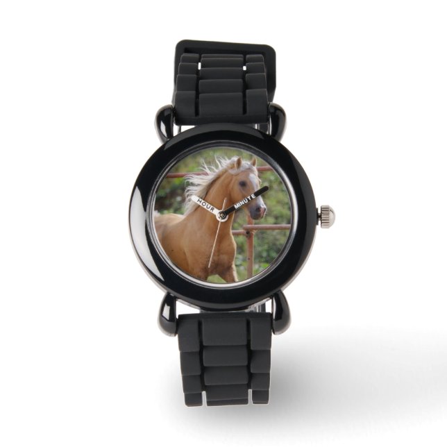 Montre de Parties scintillant en argent pour fille (Recto)