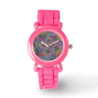 Montre de Parties scintillant rose Élégante pour e