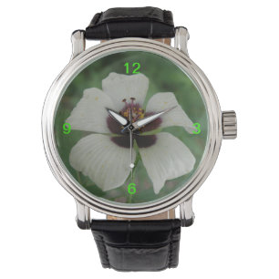 Montre de Passionflower blanche et violette avec n