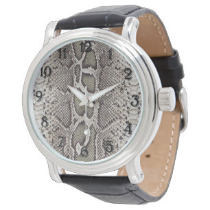 Montre de peau de serpent de constricteur de boa