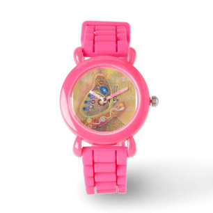 Montre de peinture papillon