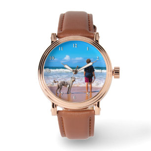 Montre de photo de compagnie personnalisée Cadeau