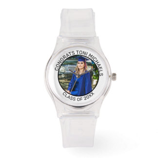 Montre de photo de remise de diplôme personnalisée