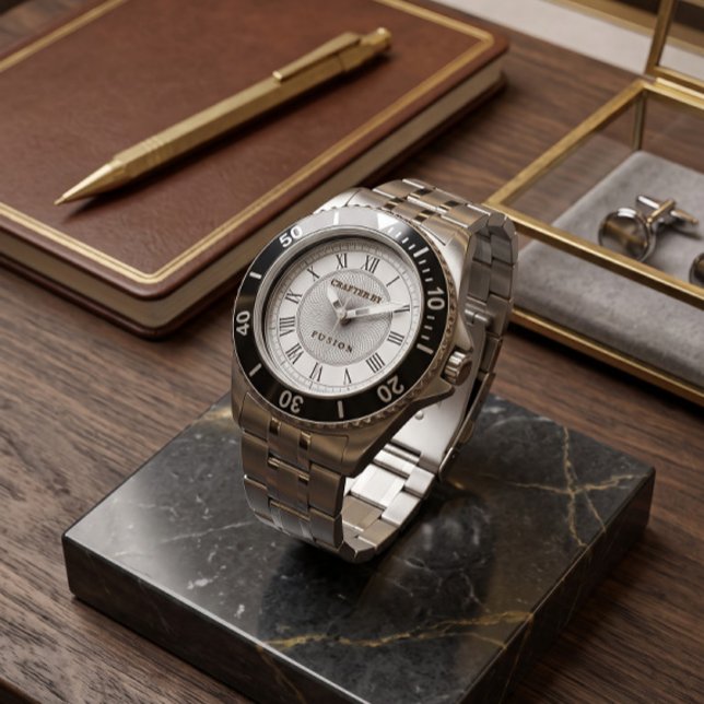 Montre de plongée en acier inoxydable avec cadran  (Créateur téléchargé)