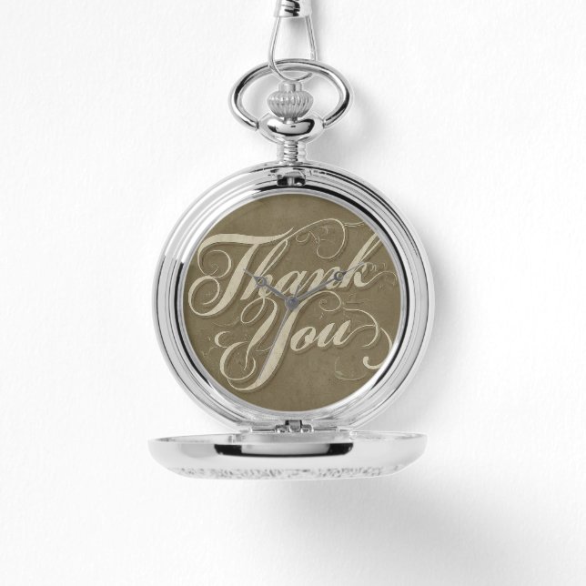 Montre de poche Merci  (Recto)