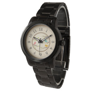 Montre de poignet Black Anniversary - Gros cadran 