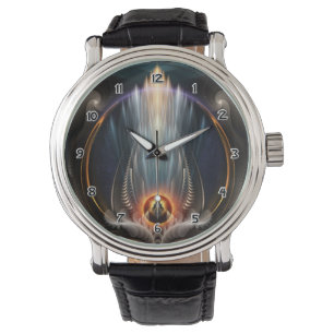 Montre de poignet d'art fractal Vue impériale