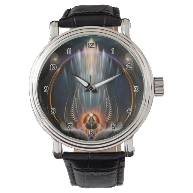 Montre de poignet d'art fractal Vue impériale (devant)