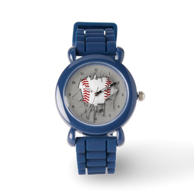 Montre de poignet de baseball déchiré (Recto)