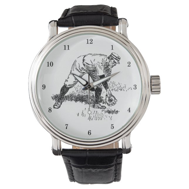 Montre de poignet de baseball très Cool (devant)