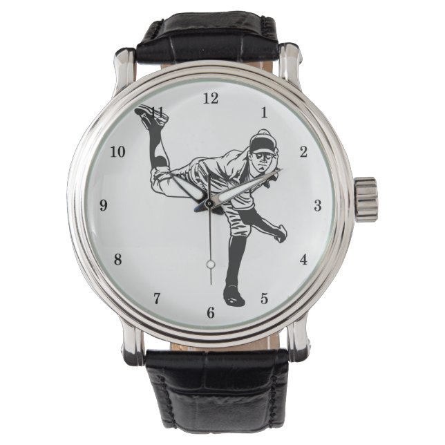 Montre de poignet de baseball très Cool (devant)