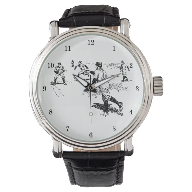 Montre de poignet de baseball très Cool (devant)
