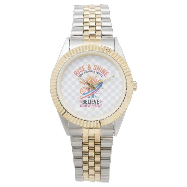 Montre de poignet élégante pour hommes (devant)
