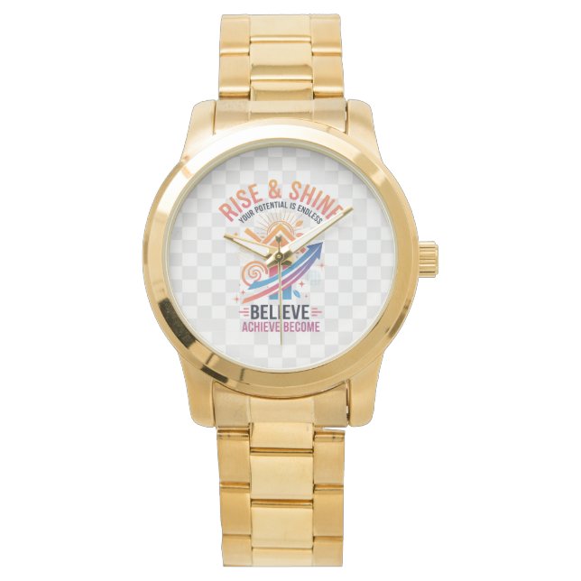 Montre de poignet élégante pour hommes (devant)