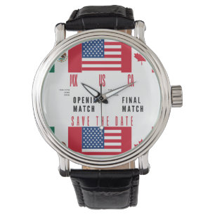 Montre de poignet Mexique États-Unis Canada Jour