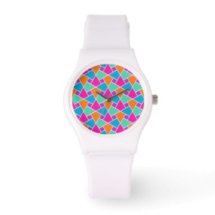 Montre de poignet Motif de mosaïque islamique trad