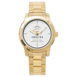 Montre de poignet motivationnelle minimaliste