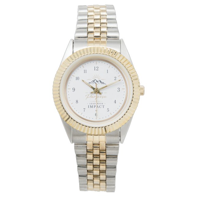 Montre de poignet motivationnelle minimaliste (devant)