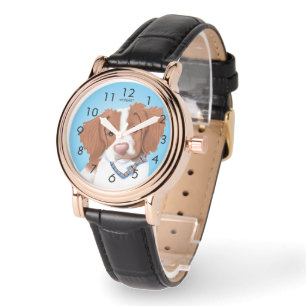 Montre de poignet Orange Brittany