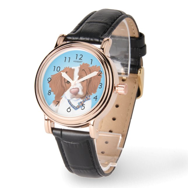 Montre de poignet Orange Brittany (Angle)