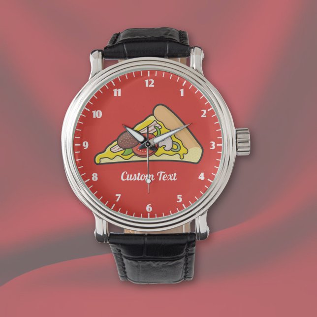 Montre de poignet tranche de pizza (Créateur téléchargé)