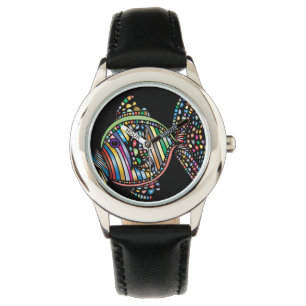 Montre de poisson coloré