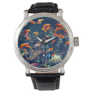 Montre de poissons tropicaux