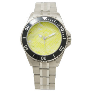 Montre de porte jaune