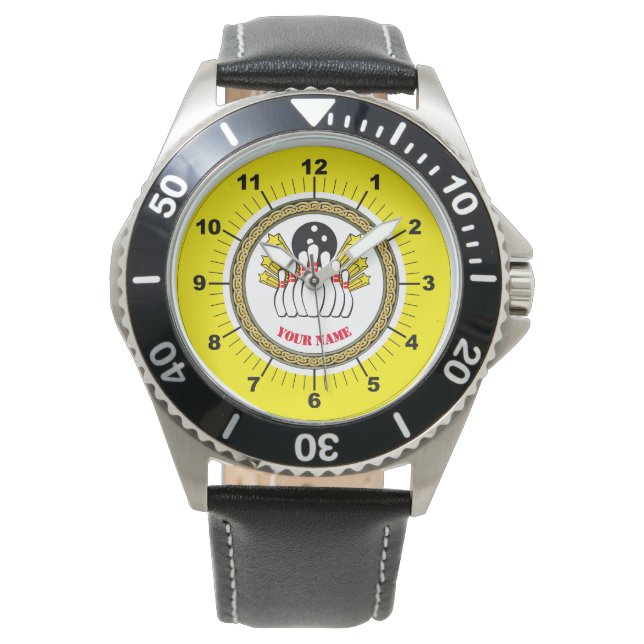 Montre de quilles sur mesure pour hommes (ajouter  (devant)