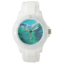 Montre de résistance à l'eau en silicone par Marga
