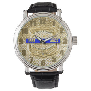 Montre de retraite de policier
