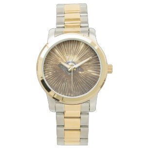 Montre de roues de fil de rais de Lowrider d'or