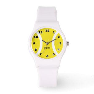 Montre de sport de balle de tennis pour joueurs et