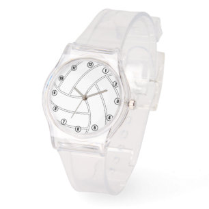 Montre de sport de volley-ball rose